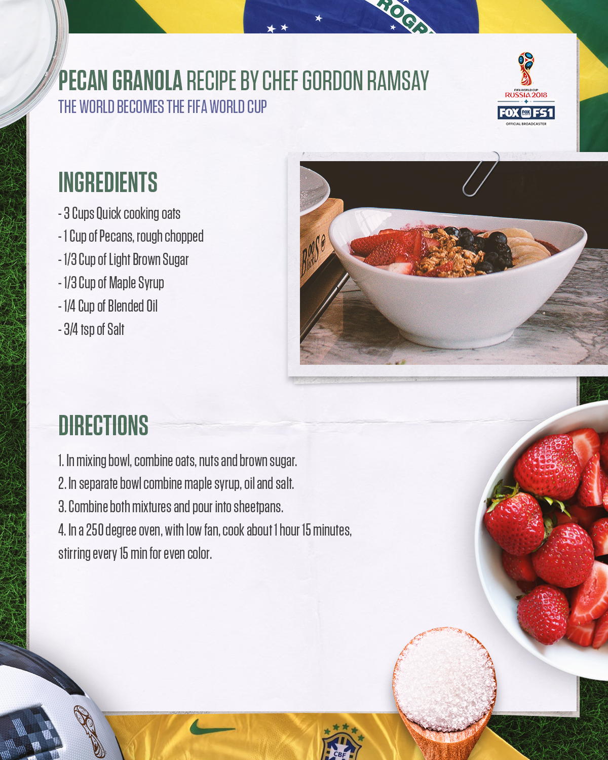 worldcup_recipecard_pecangranola | FOX 28 Spokane