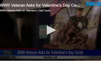 WWII Veteran Asks for Valentine’s Day Cards