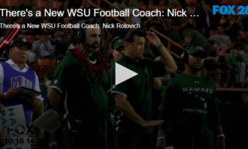 There’s a New WSU Football Coach: Nick Rolovich