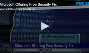 Microsoft Offering Free Security Fix