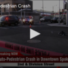 Auto vs Pedestrian Crash