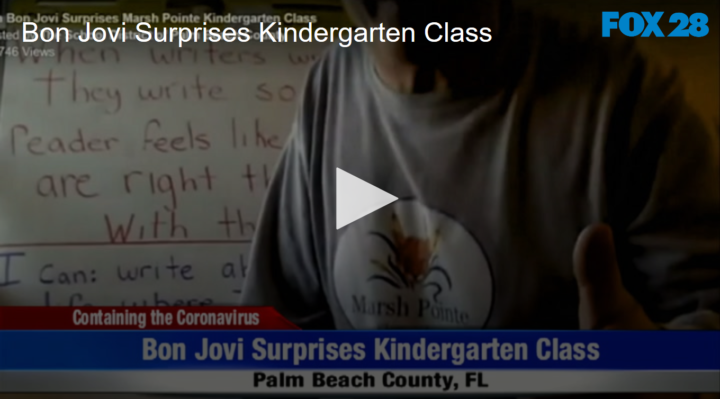 2020-04-15 Bon Jovi Surprises Kindergarten Class FOX 28 Spokane