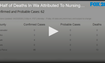 Half of Deaths In Wa Attributed To Nursing Homes Deaths