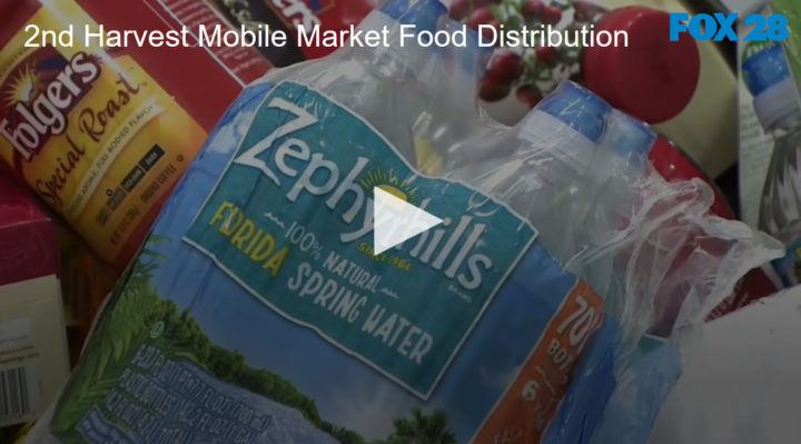 2020-04-27 2nd Harvest Mobile Market Food Distribution Today FOX 28 Spokane