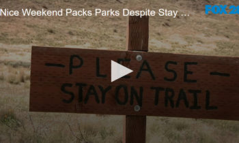 Nice Weekend Packs Parks Despite Stay At Home Order
