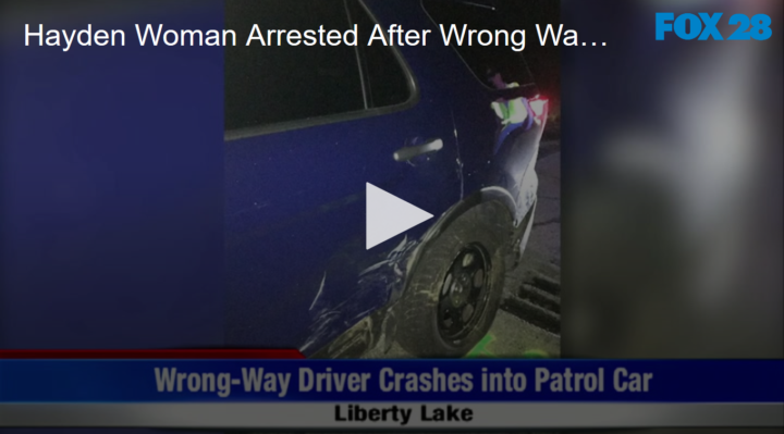 2020-05-08 Hayden Woman Arrested After Wrong Way Chase FOX 28 Spokane