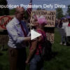 2020-05-11 Olympia Republican Protesters Defy Distancing Spokane City Council's Plan FOX 28 Spokane