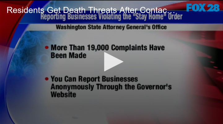 2020-05-11 Residents Get Death Threats After Contact Info Released From State Reporting Site FOX 28 Spokane