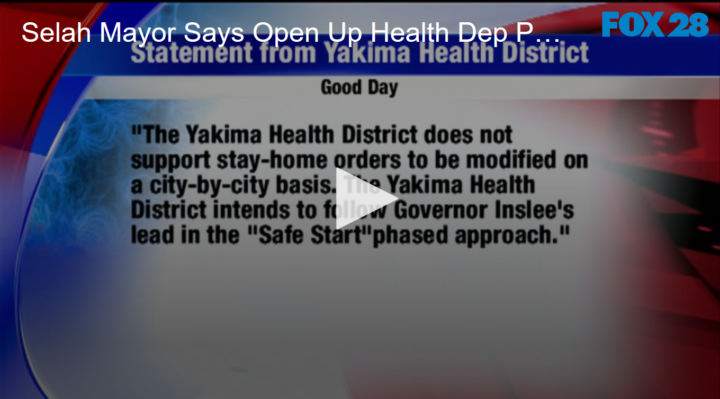 2020-05-11 Selah Mayor Says Open Up Health Dep Pushes Back FOX 28 Spokane | FOX 28 Spokane 2020-05-11 Selah Mayor Says Open Up Health Dep Pushes Back FOX 28 Spokane