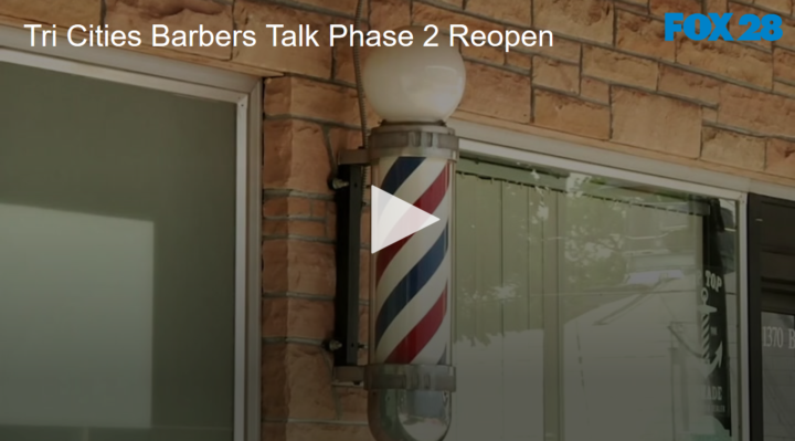 2020-05-14 Tri Cities Barbers Talk Phase 2 Reopen FOX 28 Spokane
