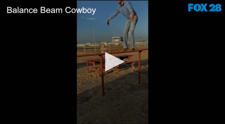2020-05-15 Balance Beam Cowboy FOX 28 Spokane