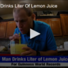 Idaho Man Drinks Liter Of Lemon Juice