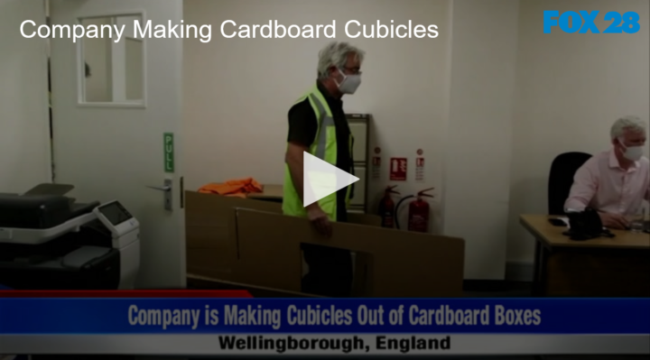 2020-06-11 Company Making Cardboard Cubicles FOX 28 Spokane