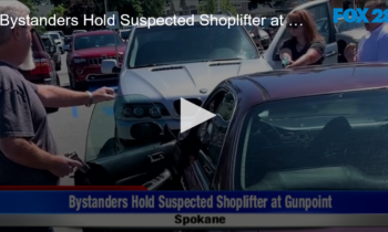 Bystanders Hold Suspected Shoplifter at Gunpoint