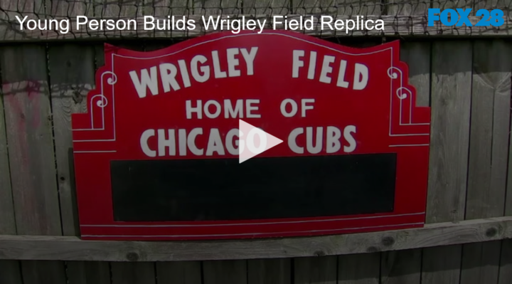 2020-07-01 Young Person Builds Wrigley Field Replica FOX 28 Spokane
