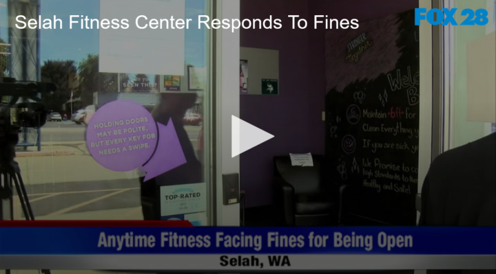 2020-07-02 Selah Fitness Center Responds To Fines FOX 28 Spokane