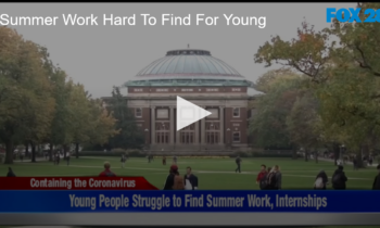 Young People Having Trouble Finding Summer Work and That’s OK