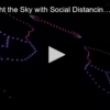Drones Light the Sky with Social Distancing PSA