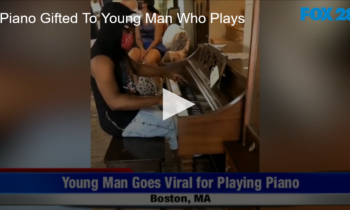 Piano Gifted To Young Man Who Plays After Viral Video