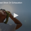 Signs Of Heat Stroke Or Exhaustion