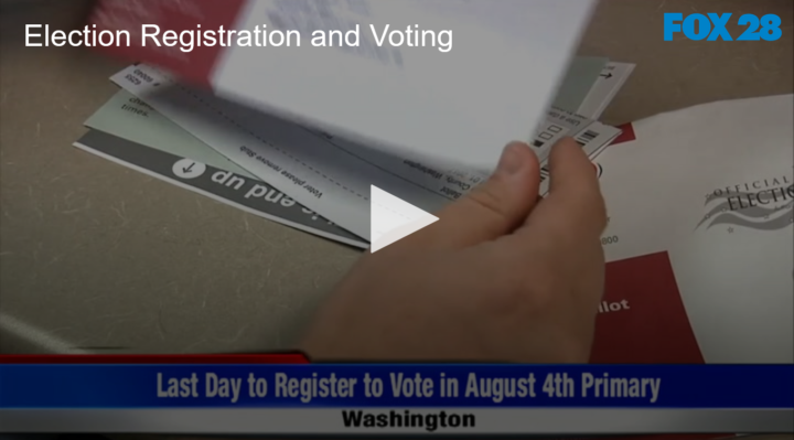 2020-07-27 Election Registration and Voting FOX 28 Spokane
