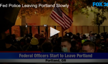 Federal Police Leaving Portland, Slowly