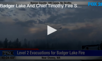 Badger Lake And Chief Timothy Fire Status