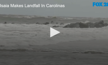 Isaia Makes Landfall In Carolinas