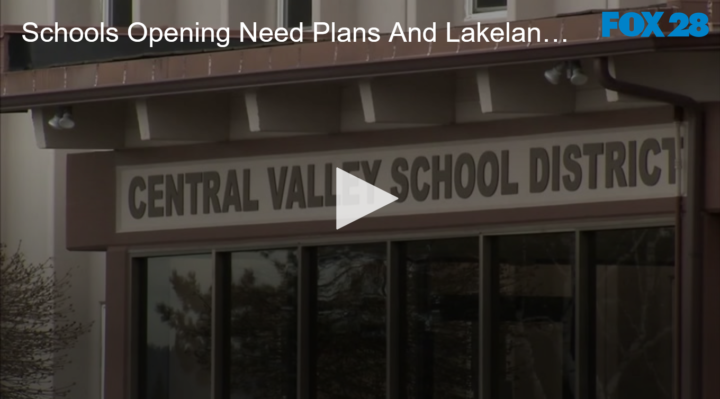 2020-08-24 Central Valley, East Valley and Mead Reopening and Need Plans And Lakeland Announcement FOX 28 Spokane