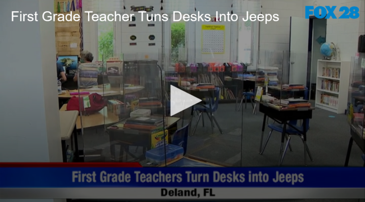 2020-08-27 First Grade Teacher Tuns Desks Into Jeeps FOX 28 Spokane | FOX 28 Spokane 2020-08-27 First Grade Teacher Tuns Desks Into Jeeps FOX 28 Spokane