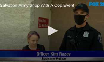Salvation Army Shop With a Cop Event