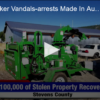 Crime Tracker: Vandals at Sacred Heart, Arrests Made in Auto Break Ins and $100,000 In Stolen Property Recovered, Arrest made.