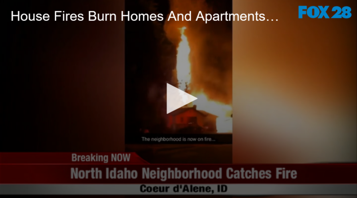 2020-09-11 House Fires Burn Homes And Apartments Overnight FOX 28 Spokane