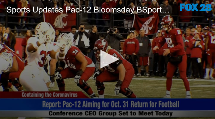 2020-09-18 Sports Pac-12, Bloomsday and an Ump Gets a Fast Ball to the Face Mask FOX 28 Spokane | FOX 28 Spokane 2020-09-18 Sports Pac-12, Bloomsday and an Ump Gets a Fast Ball to the Face Mask FOX 28 Spokane