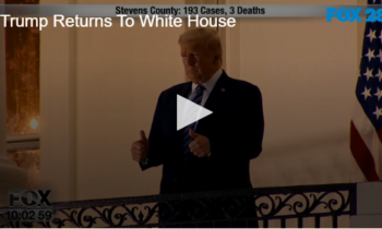 Trump Returns To White House