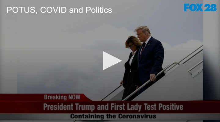 2020-10-02 POTUS and First Lady Test Positive for COVID-19 FOX 28 Spokane