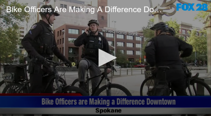 2020-10-15 Bike Officers Are Making A Difference Downtown FOX 28 Spokane