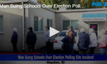 Man Suing Schools Over Election Polling Site Incident