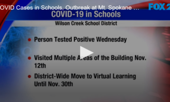 COVID Cases in Schools, Outbreak at Mt. Spokane High and School Sports Schedules Pushed Again