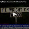 street sign reading "FT. Wright Dr"