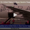 Countries Call On United States to Share Vaccine Supply