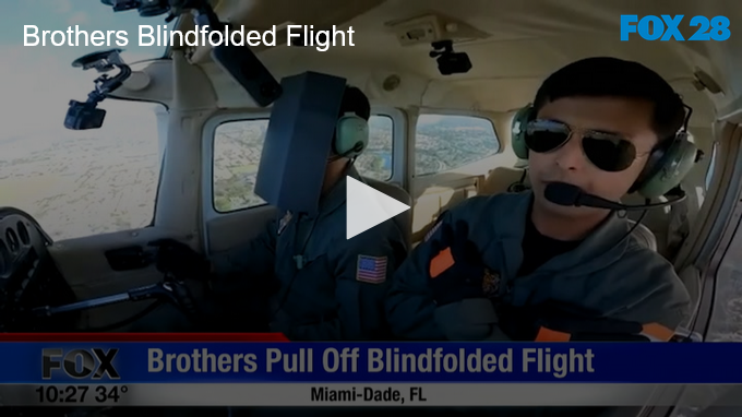 Brothers Blindfolded Flight Successful FOX 28 Spokane