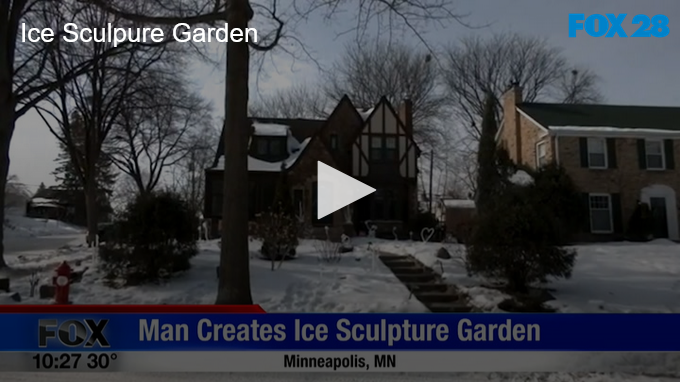 A Front Yard Turned Into a Magical Ice Garden FOX 28 Spokane