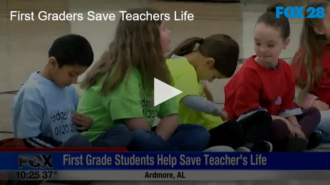 First Graders Save Teacher Life FOX 28 Spokane