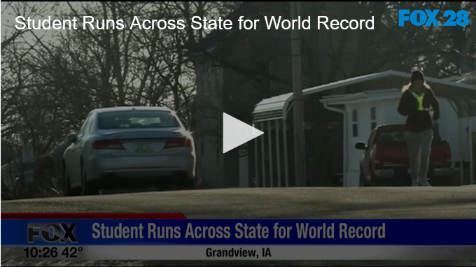 Student Runs Across State for World Record FOX 28 Spokane