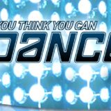so you think you can dance logo on blue background with bright lights and silhouette of man and woman dancing on each end of words