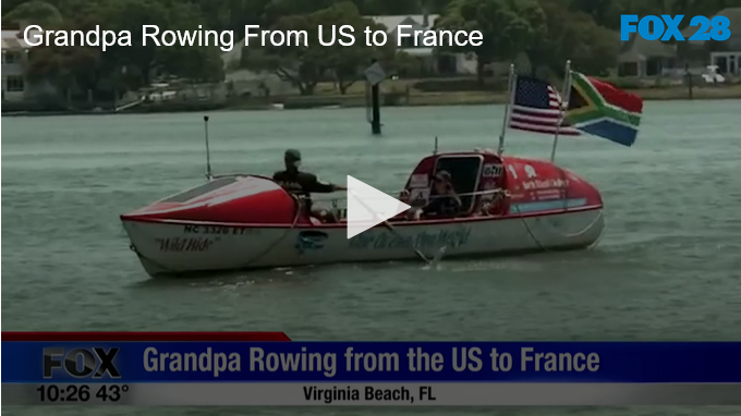 Grandpa Rowing From US to France FOX 28 Spokane
