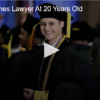 Man Becomes Lawyer at 20 Years Old