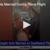 Couple gets married in airplane