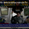 Police Provide Back-to-school Haircuts For Kids
